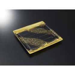 中央化学 寿司容器 鮮鋭 30-5 ことほぎBK 本体