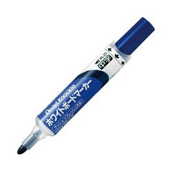 ホワイトボードマーカー　ノックル　中字丸芯　青５本