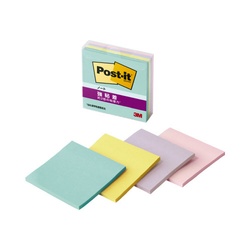 強粘着ノートマルチカラー５　７５×７５　４冊×５