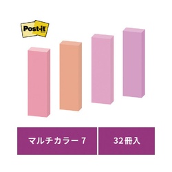 強粘着マルチカラー７　５０×１５　４色　３２冊