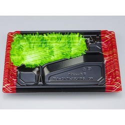 シーピー化成 弁当容器 BFNアルバ10-1平 滝縞L 本体 発泡