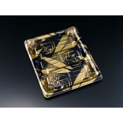 リスパック 刺身容器 わざ盛25B ささはく金 本体