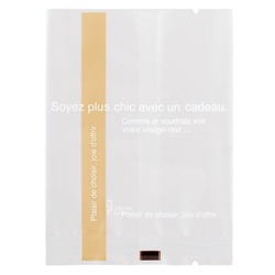 テープ無 OPP袋 ラインスイーツパック(ベージュ) マット-3(100枚) ヘッズ