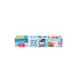 マチ付きフリーザーバッグＭ　１８枚