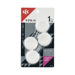 マグネットツールフック（丸）４入