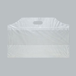 ポリ手提げ フラットバッグ M 無地 福助工業