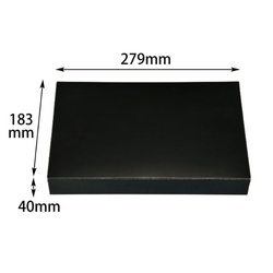 仕出し弁当容器 一体型 90-60 シャインブラック エフピコチューパ