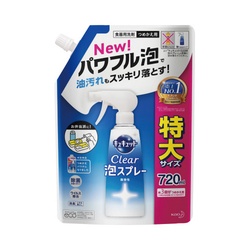キュキュットクリア泡スプレー無香料替７２０ｍｌ×５
