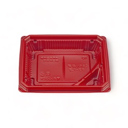 シーピー化成 どんぶり容器 CBFN御重85-1浅 朱 本体