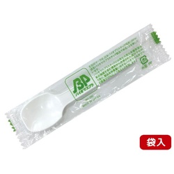 使い捨てスプーン BP PLA30 中スプーンB＃100単袋入 アサヒ徳島