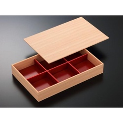 折箱 夢御膳 紙ヒノキ 6色 共蓋付 中央化学