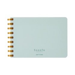 ソフトリングノート＜スーファ＞　４ｍｍ方眼罫　Ａ７