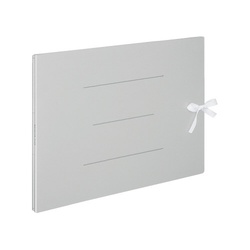 ガバットファイル（紙製）　Ａ３横　灰