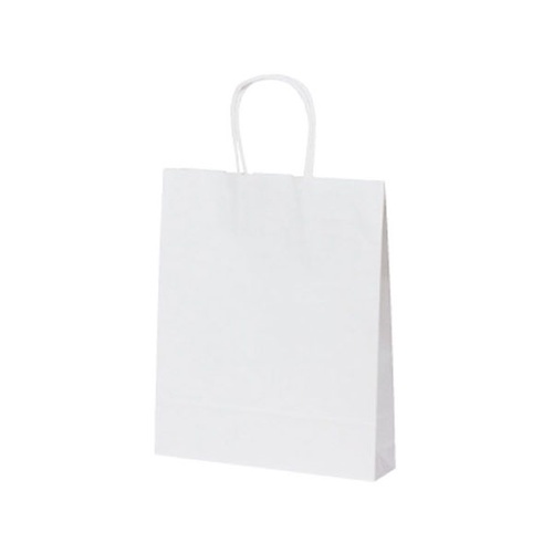 紙手提袋 1540 自動紐手提袋 T-A4 白無地 ベルベ