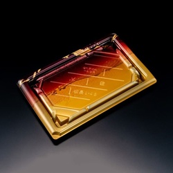 リスパック 寿司容器 バイオ板長 2-4B おおみ金 本体