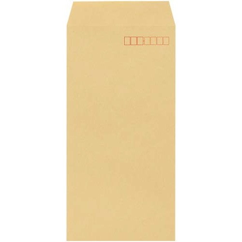 厚手クラフト封筒　長３　８５ｇ　１００枚