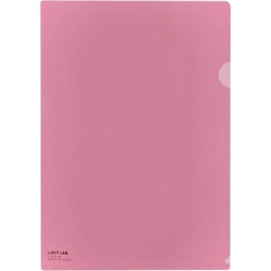 カラークリヤーホルダーＰＰ　Ａ４ピンク５枚入