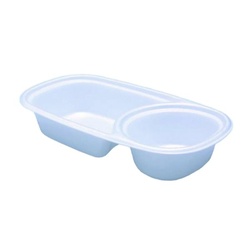 カレー容器 カレー容器 大(本体)白ラミ 青葉紙業