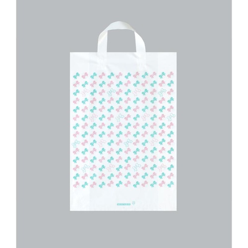 ポリ手提袋 カルチャーバッグ カラーリボン 中 福助工業