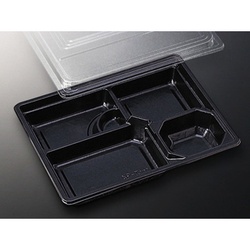 中央化学 仕出し弁当容器 HS 仕切-34 花小舞 ト付 蓋セット