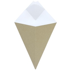 旭創業 テイクアウト容器 クラフトコーン 大 ディップコーナー付