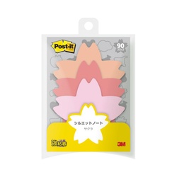 ポストイットシルエットノート強粘着サクラＸ１０