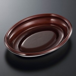 中央化学 惣菜容器 TP ボレノ M24-18 赤茶 本体