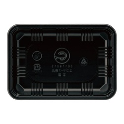 弁当容器 EW-107 黒本体 アヅミ産業