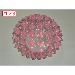 セイコー おかずカップ ラミケースOPP 7F 梅チェック柄 500枚