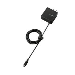 ＵＳＢ充電器　ケーブル一体型　ブラック