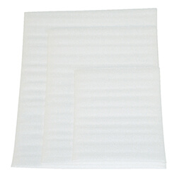 シート緩衝材150mm×200mm　白　【ＴＲＵＳＣＯ 緩衝フォーム 袋タイプ ５０枚入 １５０Ｘ２００ｍｍ】