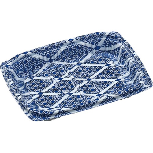 惣菜容器 MSD惣菜15-11(22) ひし格子青 エフピコ