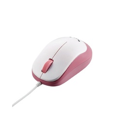 ３ボタン有線マウス　Ｍ−Ｙ８ＵＢ　ピンク