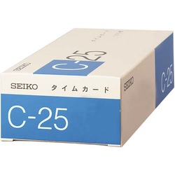 タイムカードＣ−２５　１００枚入