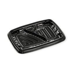 弁当容器 MSDレイア24-17-1 黒 エフピコ