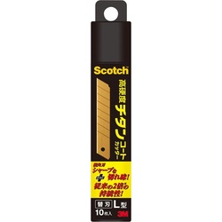 スコッチ　チタンコートカッタープロ替刃Ｌ　１０枚入