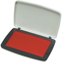スタンプ台　顔料タイプ　中形　盤面９０×５５ｍｍ赤