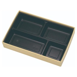 折箱 W-90-60 シャクリ蓋(270-180-2黒) アヅミ産業