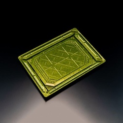 リスパック 刺身容器 バイオPS 美枠 25-18B ステラグリーン 本体