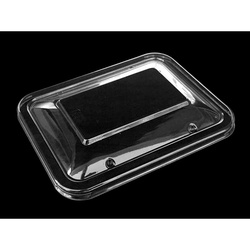 E-110長角丼透明蓋 デンカポリマー