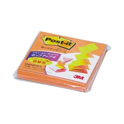 ポップアップ詰替　７５×７５　橙＆黄　１０冊