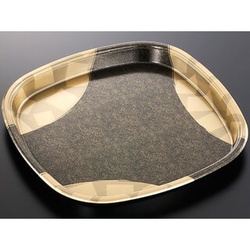 中央化学 寿司桶 DX 角桶 70 金砂目-BK 本体