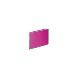 フォトアルバム８０枚Ｅ・Ｌサイズ透明ピンク