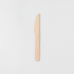 使い捨てカトラリー 木製ナイフ140 バラ アサヒグリーン