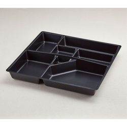 会席折 大(中仕切)2 黒