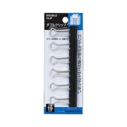 ダブルクリップスライドパック入り　小　６個