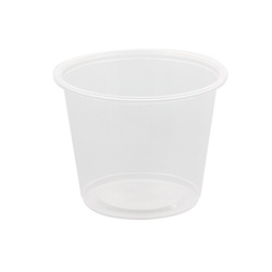 HEIKO PPカップ 5.5オンス 浅型 口径74mm クリア 50個/袋