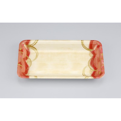 発泡トレー 新LQ14-25 波瓦赤 シーピー化成