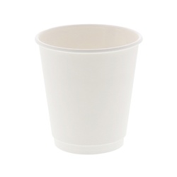 HEIKO 紙コップ 二重断熱カップ 10オンス 口径90mm ホワイト 25個/袋