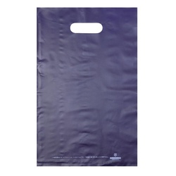 ポリ手提げ 50-1880 カラーポリ ネイビー 250×400 A4用 50P ササガワ